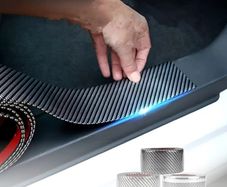 thick carbon fiber sticker 5cm .  1m