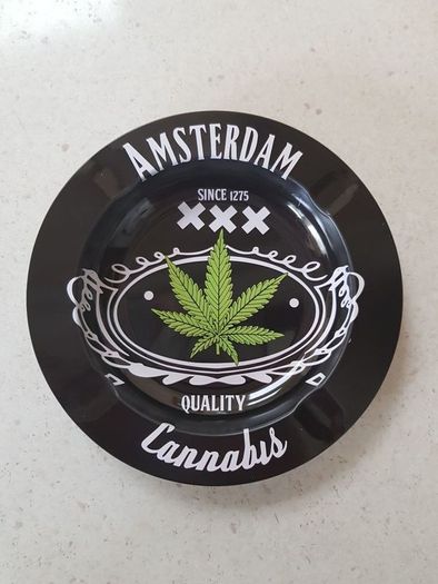 Marijuana Leaf Ashtrays