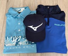 Mizuno Golf 1/4 Zip,polo And Cap Set(medium)pack Price