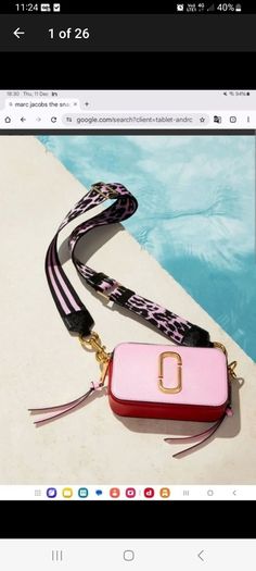 Marc Jacobs Snapshot Saffiano Leather Camera Bag - Pink - BNWT RRP 395