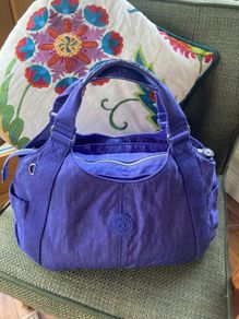 Kipling Indigo Colour Trudy Handbag - Has lots of compartments,pockets and pouches