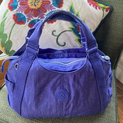 Kipling Indigo Colour Trudy Handbag - Has lots of compartments,pockets and pouches