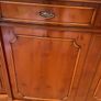 Large Cherrywood Dresser,Yew Sideboard,Glass Table Image 4