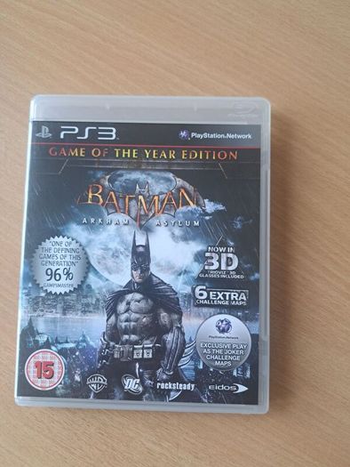 Batman Arkham Asylum: Game of the Year edition (with 3d glasses) - PS3