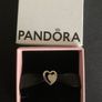 Pandora Silver and 14K Gold heart charm Image 5