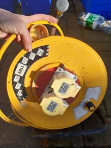 110V 2 Socket Industrial Cable Reel