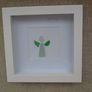 Seaglass picture, Home decor, Gift. Angel picture. Handmade seaglass picture. Image 2