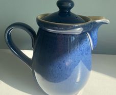 Blue velvet tags Denby  teapot