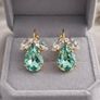Gold Plated Crystal Earrings Image 5