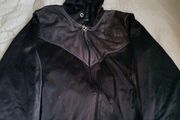 Adidas Black Zip-Up Hoodie,Lightweight Jacket