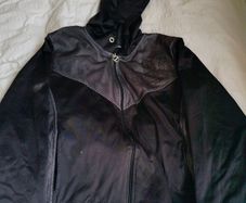 Adidas Black Zip-Up Hoodie,Lightweight Jacket
