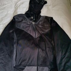 Adidas Black Zip-Up Hoodie,Lightweight Jacket