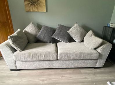 3 Seater Sofa & armchair & foot stool