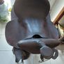 Western style brown leather horse saddle comes with accessories Image 2