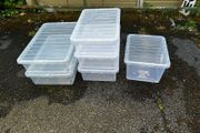 Wham Plastic Storage Boxes X6