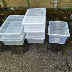 Wham Plastic Storage Boxes X6