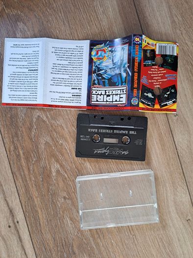 Vintage 1988 Commodore 64 game, Star Wars: The Empire Strikes Back