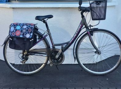 Ladies bentini bike panniers and basket included