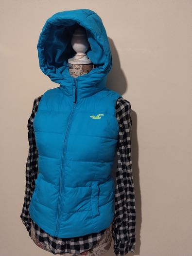 Hollister Bodywarmer fleece lined Gilet Jacket