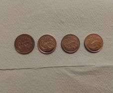 4.Irish 2P Coins.