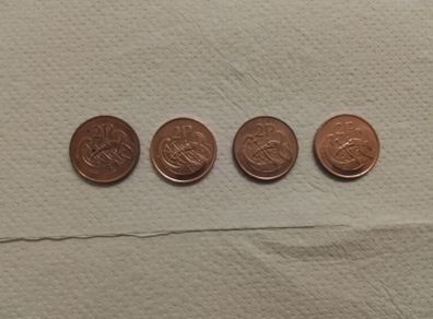 4.Irish 2P Coins.