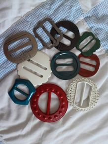 Vintage Buckles - Scarf Rings Lot