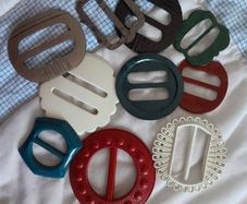 Vintage Buckles - Scarf Rings Lot