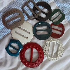 Vintage Buckles - Scarf Rings Lot