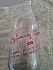 Aghadowey Creamery Milk Bottle
