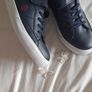 Ralph lauren navy leather  trainer size 3 Image 2