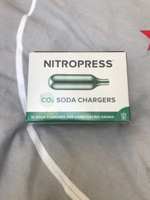 NitroPress Soda Chargers pack of 10