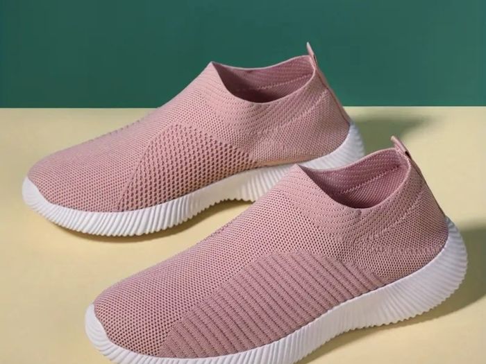 Light Pink Elastic Sock Shoes size 40