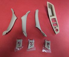 BMW 5 series f10 RHD beige interior door handle trim