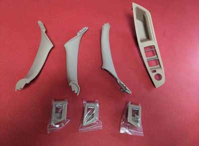 BMW 5 series f10 RHD beige interior door handle trim