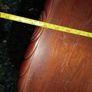 mahogany half moon table Image 9