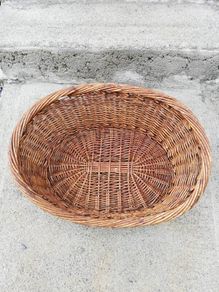 Vintage willow basket Dog/Cat Bed Couch