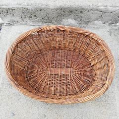 Vintage willow basket Dog/Cat Bed Couch
