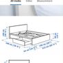 Ikea double bed Image 6