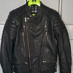 Richa Camden leather motorcycle jacket