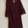 Burgundy Dress Image 4