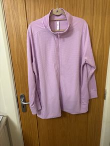 adidas Womens Textured Full Zip Golf Jacket size xxl