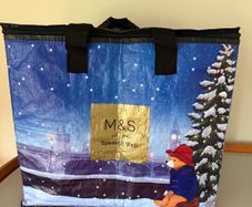 Marks and Spencers  Paddington Bear festive Chill/cool/ Bag for life