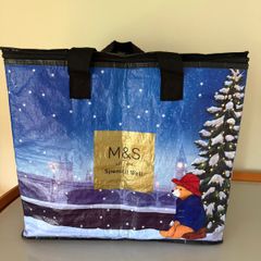 Marks and Spencers  Paddington Bear festive Chill/cool/ Bag for life