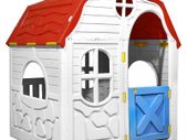 Kids Foldable Playhouse with Working Door and Windows