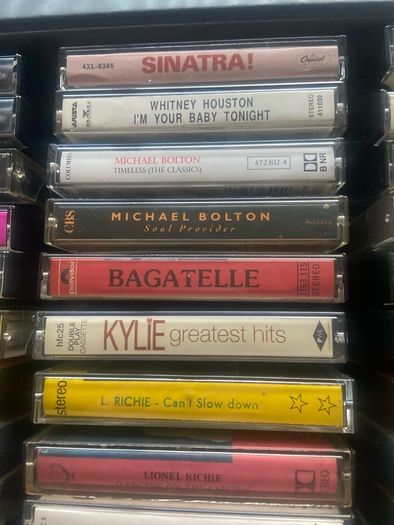 Cassette tapes collection.