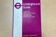 1972 London Transport Underground Guide Timetable with Tube Map