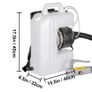 BRAND NEW Electric Fogger Machine, 2.6GAL Backpack Sprayer, 2200W Backpack Mist Blower ULV Cold Fogging Machine with Extended Hose Image 6