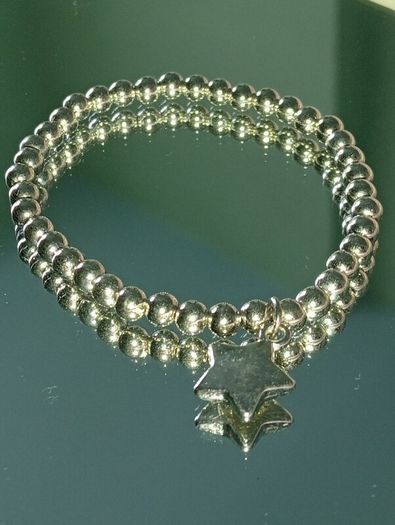 Handmade bracelet crystal pearl gold