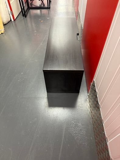 TV bench, black-brown