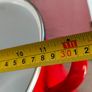 Judge Enamel Large Bread Bin Crock Style Red 25 cm tall. Image 3